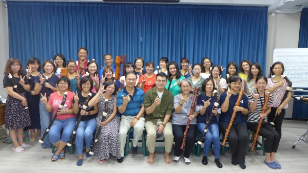 《木笛萬花筒》臺中市教師木笛團＆響樂木笛樂坊聯合音樂會、共1張圖片
